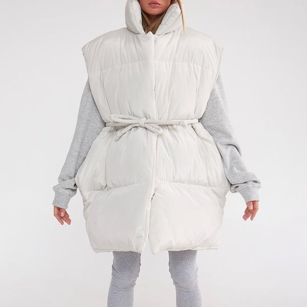women's vests yana fashion thick warm stand collar women elegant tie belt winter collected waisted coats solid cotton ladies, Black;white
women's vests yana fashion thick warm stand collar women elegant tie belt winter collected waisted coats solid cotton ladies, Black;white