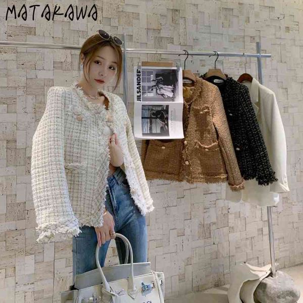 matakawa elegant long-sleeved ladies jacket spring korean solid round neck coat casual cardigan jacket women 210513, Black;brown
matakawa elegant long-sleeved ladies jacket spring korean solid round neck coat casual cardigan jacket women 210513, Black;brown