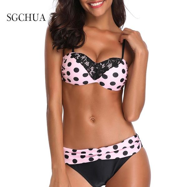 dot printed pattern bikini women 2021 two-pieceswimsuit push up swimwear set halter retro bathing suit swim one-piece suits
dot printed pattern bikini women 2021 two-pieceswimsuit push up swimwear set halter retro bathing suit swim one-piece suits
