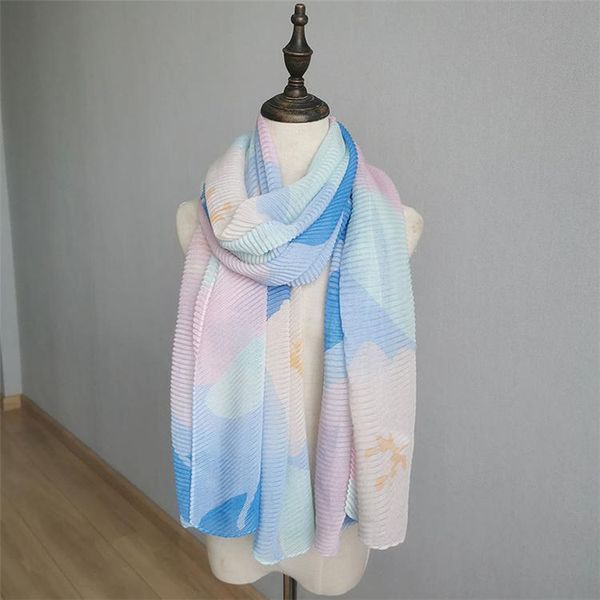 scarves selling miyake fold soft skin-friendly color fashion scarf shawl in stock, Blue;gray
scarves selling miyake fold soft skin-friendly color fashion scarf shawl in stock, Blue;gray
