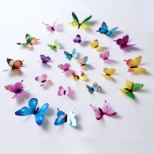 wall stickers 12pcs luminous butterfly decal art living room butterflies home decor diy 3d fridge wallpaper decoration 
wall stickers 12pcs luminous butterfly decal art living room butterflies home decor diy 3d fridge wallpaper decoration