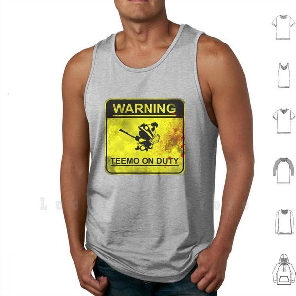 warning teemo on duty tank vest 100% cotton league legends yordle sign grime fan riot games videogames pop, White;black
warning teemo on duty tank vest 100% cotton league legends yordle sign grime fan riot games videogames pop, White;black