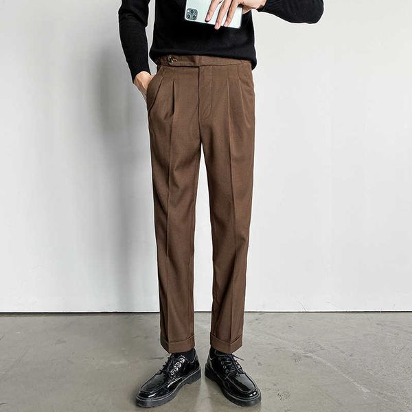 brand men suit pants solid color office social wedding streetwear trousers business dress pants casual slim fit costume homme 210527, White;black
brand men suit pants solid color office social wedding streetwear trousers business dress pants casual slim fit costume homme 210527, White;black