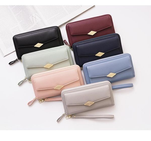 wallets fashion large capacity women wallet clutch cell phone pocket card holder long female wristband ladies handbag purse, Red;black
wallets fashion large capacity women wallet clutch cell phone pocket card holder long female wristband ladies handbag purse, Red;black