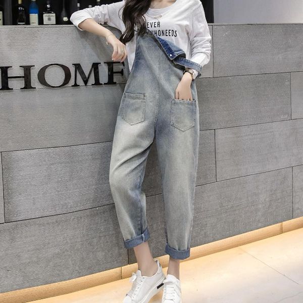 women's jumpsuits & rompers 2021 brand jeans women jumpsuit denim romper overalls casual long trousers vaqueros basic pants wide leg fe, Black;white
women's jumpsuits & rompers 2021 brand jeans women jumpsuit denim romper overalls casual long trousers vaqueros basic pants wide leg fe, Black;white