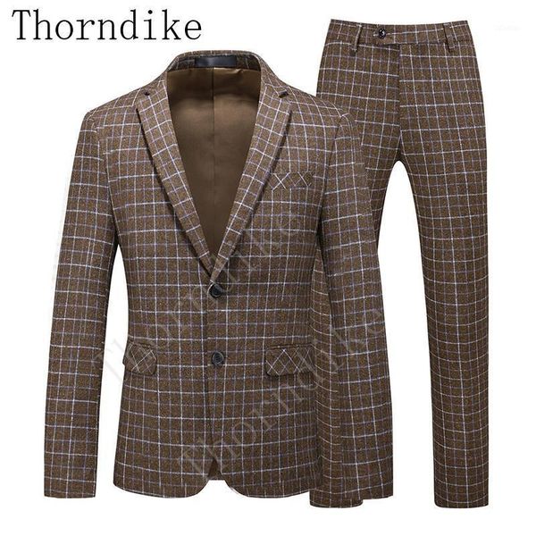 men's suits & blazers thorndike asian size 2021 fashion boutique plaid men suit coffee formal business casual 3 pieces(jacket+vest+pant, White;black
men's suits & blazers thorndike asian size 2021 fashion boutique plaid men suit coffee formal business casual 3 pieces(jacket+vest+pant, White;black