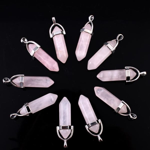 loose gemstones 10pcs/lot natural rose quartz stone point hexagonal chakra reiki pendants for necklace or earring jewelry women gift po, Black
loose gemstones 10pcs/lot natural rose quartz stone point hexagonal chakra reiki pendants for necklace or earring jewelry women gift po, Black