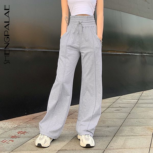 shengpalae fashion vintage patchwork joggers sweatpants harajuku woman trousers elastics high waist gray pants za4491 210319, Black;white 
shengpalae fashion vintage patchwork joggers sweatpants harajuku woman trousers elastics high waist gray pants za4491 210319, Black;white
