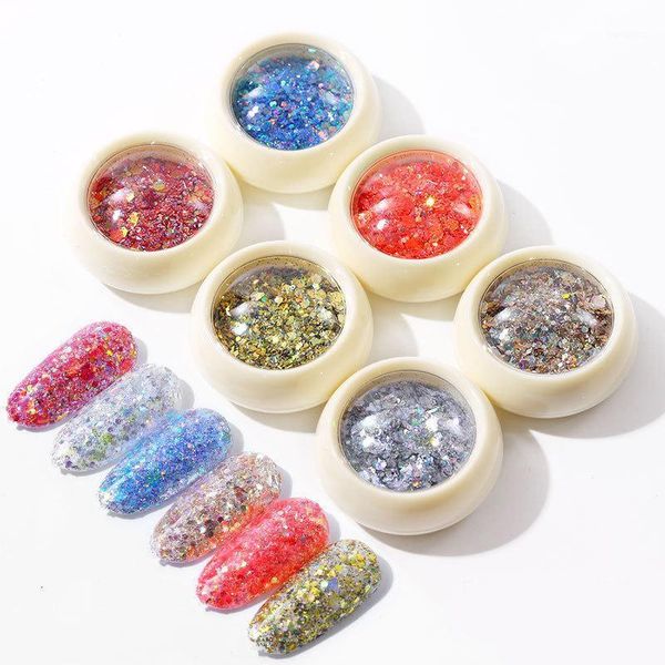 6pcs holographic nail glitters irregular opal flakes art sequins sparkly powder paillettes decorations nails accessories glitter1, Silver;gold
6pcs holographic nail glitters irregular opal flakes art sequins sparkly powder paillettes decorations nails accessories glitter1, Silver;gold