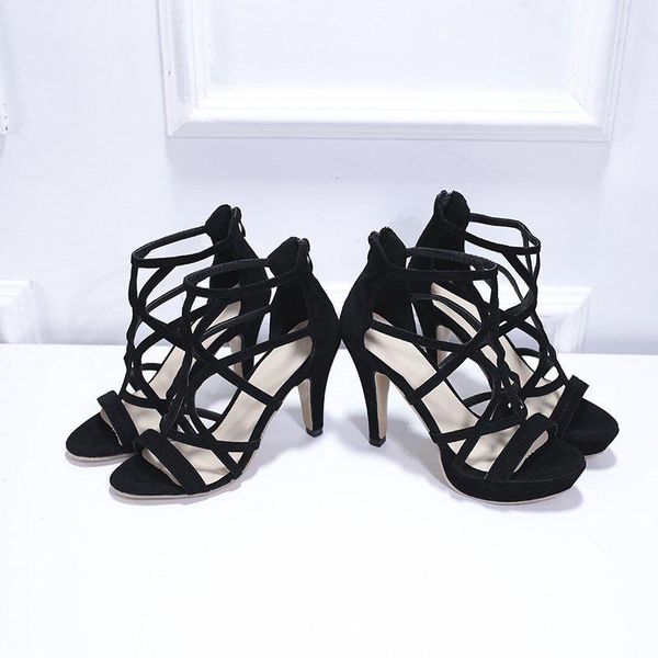 open toe sandalias out high heels shoes woman zip plataforma mujer drop summer sandals gladiator hollow cross strap, Black
open toe sandalias out high heels shoes woman zip plataforma mujer drop summer sandals gladiator hollow cross strap, Black