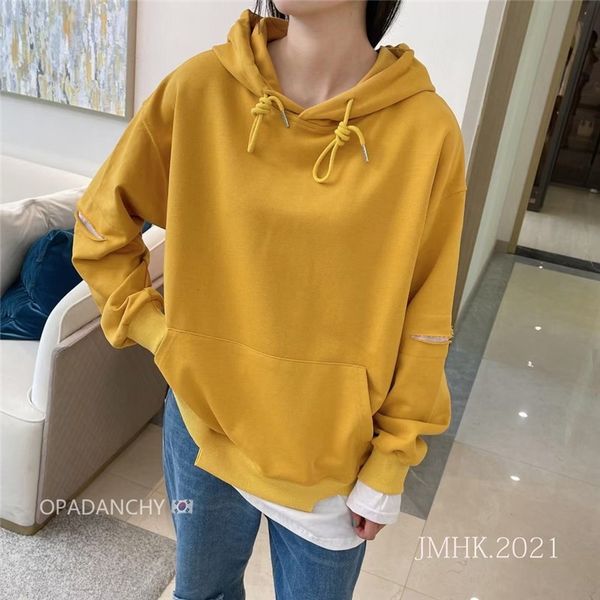 korean 2021 autumn new loose long sleeve cut cotton net version fake two-piece hooded women's sweater, Black
korean 2021 autumn new loose long sleeve cut cotton net version fake two-piece hooded women's sweater, Black