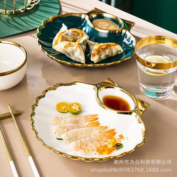 dishes & plates ceramic jiaozi vinegar dish home special-shaped plate sushi breakfast french fries
dishes & plates ceramic jiaozi vinegar dish home special-shaped plate sushi breakfast french fries