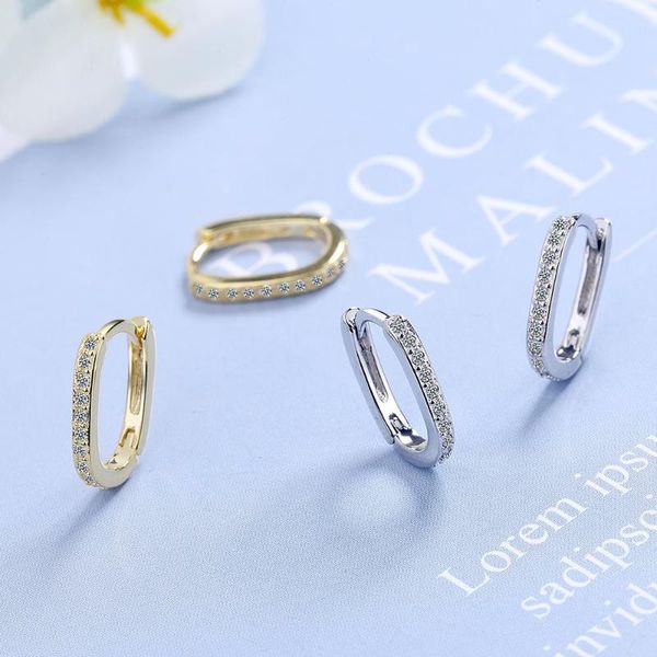 hoop & huggie todorova simple geometric small earring for women inlaid zircon u-shaped circle party accessories gifts, Golden;silver
hoop & huggie todorova simple geometric small earring for women inlaid zircon u-shaped circle party accessories gifts, Golden;silver