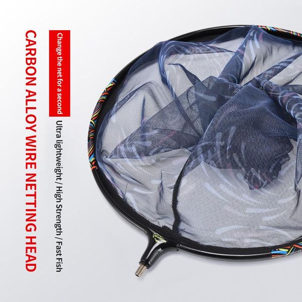 head fishing nets brail nano titanium alloy landing net removable hand for anti-adhesive hook accessories
head fishing nets brail nano titanium alloy landing net removable hand for anti-adhesive hook accessories