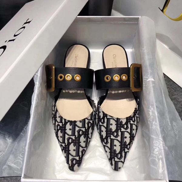 slippers sandals dio's pointed muller shoes women's net red same embroidered letter high heeled shoes with back buckle sandals wom, Black
slippers sandals dio's pointed muller shoes women's net red same embroidered letter high heeled shoes with back buckle sandals wom, Black