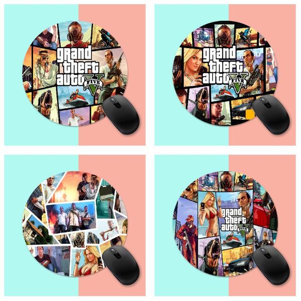 mouse pads & wrist rests gta5 game round mat gaming pad for pc lapnotebook 20x20cm gamer desk
mouse pads & wrist rests gta5 game round mat gaming pad for pc lapnotebook 20x20cm gamer desk