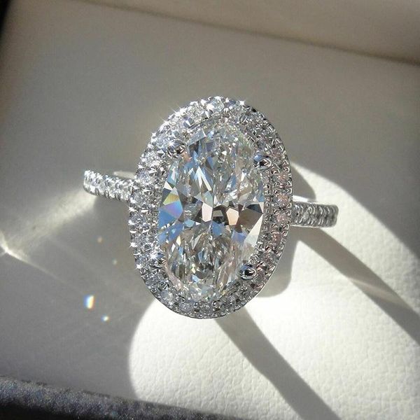 wedding rings classic big oval finger plata ring dazzling brilliant cz stone four prong setting anniversary gift for wife&girlfriend, Slivery;golden
wedding rings classic big oval finger plata ring dazzling brilliant cz stone four prong setting anniversary gift for wife&girlfriend, Slivery;golden