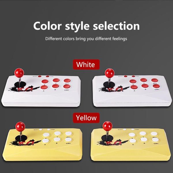 game controllers & joysticks with 2 wireless arcade joystick consoles, built-in 2000 games small fighting console hd accessories
game controllers & joysticks with 2 wireless arcade joystick consoles, built-in 2000 games small fighting console hd accessories