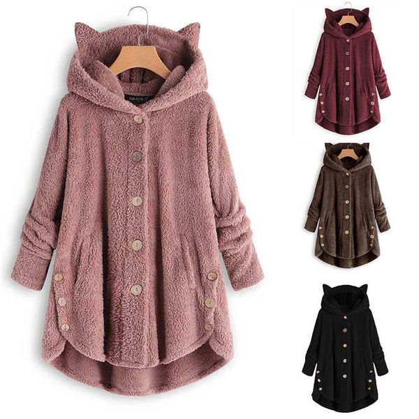 women's hoodies & sweatshirts plush winter coats for women autumn long warm outwear teddy cozy jacket fashion jackets, Black
women's hoodies & sweatshirts plush winter coats for women autumn long warm outwear teddy cozy jacket fashion jackets, Black