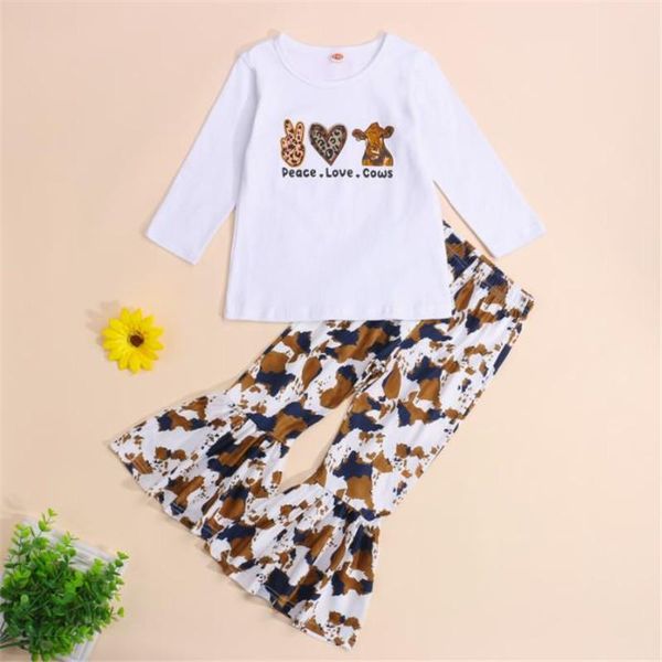 clothing sets toddler baby 2pcs fall outfits cartoon print long sleeve and flare pants set autumn tracksuit girl clothes 1-6y, White
clothing sets toddler baby 2pcs fall outfits cartoon print long sleeve and flare pants set autumn tracksuit girl clothes 1-6y, White
