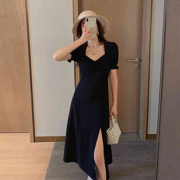 arrival fashion plus size elegant female summer character simple black split a-line dress, Black;gray
arrival fashion plus size elegant female summer character simple black split a-line dress, Black;gray