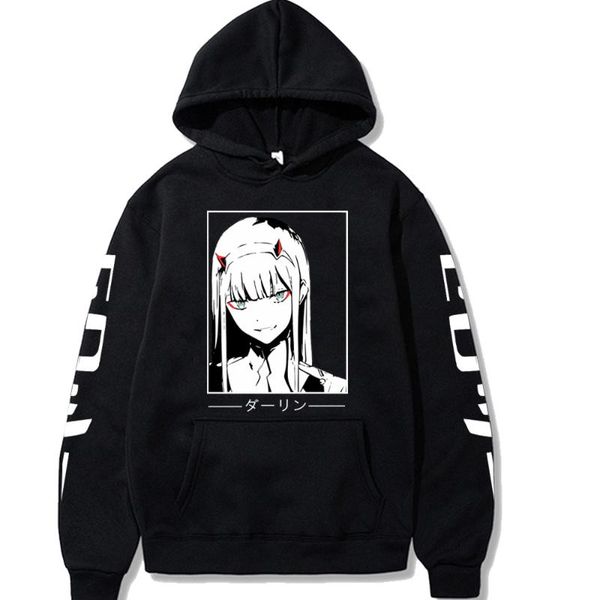 men's hoodies & sweatshirts zero two hoodie darling in the franxx printed for men/women, Black
men's hoodies & sweatshirts zero two hoodie darling in the franxx printed for men/women, Black