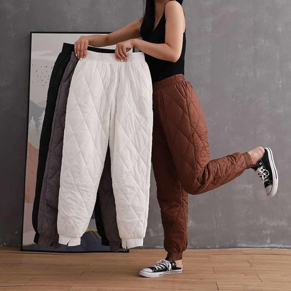 women's pants & capris winter autumn fashion trousers women casual down cotton warm velvet baggy thick large size loose quilted, Black;white
women's pants & capris winter autumn fashion trousers women casual down cotton warm velvet baggy thick large size loose quilted, Black;white