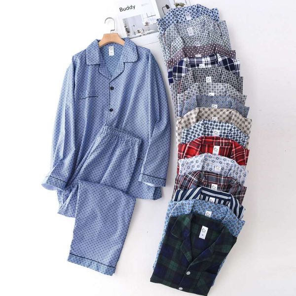 katoen lent lange mens mouwen broek pajamas turn-down collar nightgown men fitting places homewear tweed set, Black;brown
katoen lent lange mens mouwen broek pajamas turn-down collar nightgown men fitting places homewear tweed set, Black;brown
