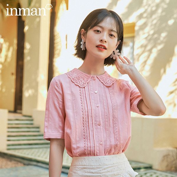 blouses summer literary cotton lace peter pan collar stripe texture half sleeve blouse qlzw, White
blouses summer literary cotton lace peter pan collar stripe texture half sleeve blouse qlzw, White