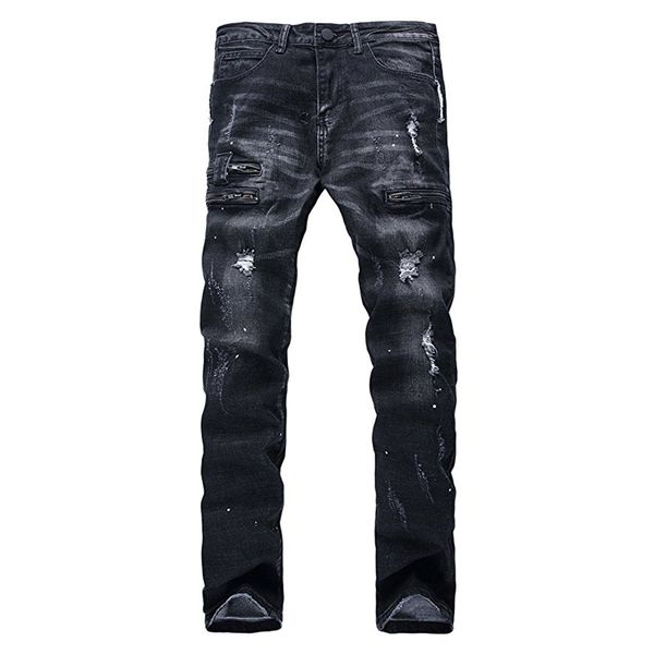 wholesale fashion mens ripped biker jeans black slim fit motorcycle jeans distressed denim medium wash pants kg-23, Blue
wholesale fashion mens ripped biker jeans black slim fit motorcycle jeans distressed denim medium wash pants kg-23, Blue
