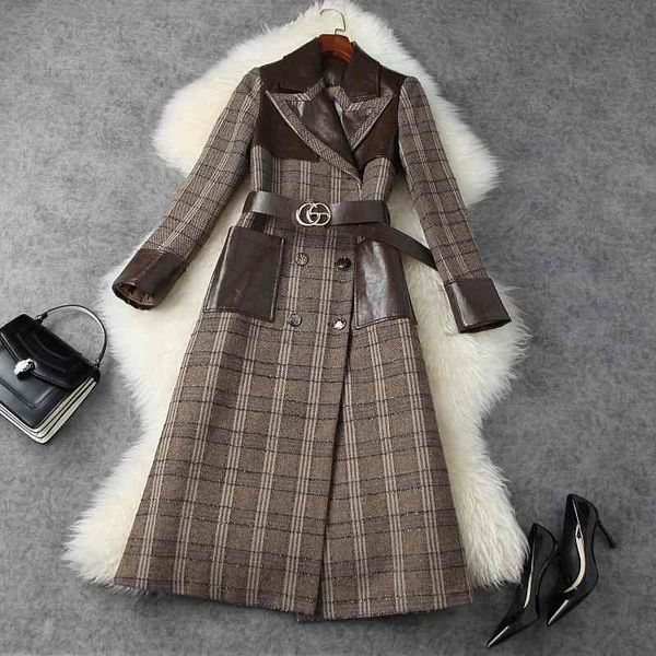 2020 winter women's new tweed pupi fashion lattice warm double breasted coat t11591, Black
2020 winter women's new tweed pupi fashion lattice warm double breasted coat t11591, Black