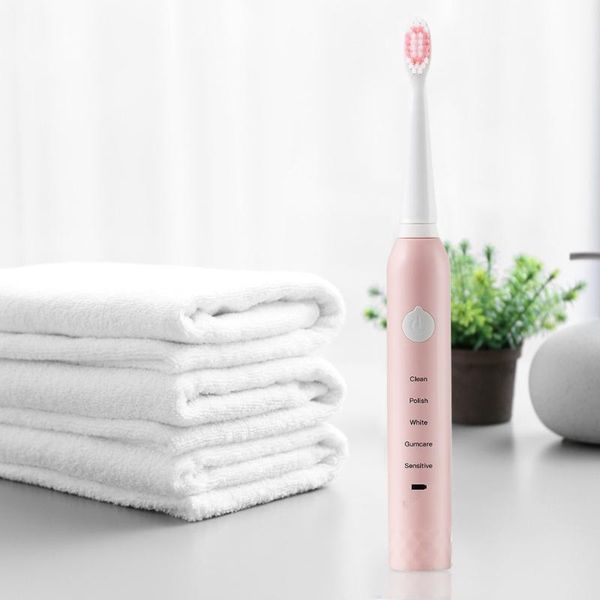 smart electric toothbrush set household for waterproof usb rechargeable long standby time with 5 brush heads
smart electric toothbrush set household for waterproof usb rechargeable long standby time with 5 brush heads