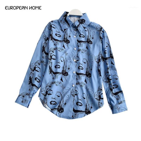 summer blouse women clothes fashion harajuku style loose thin wild shirt character print turn-down collar plus size women's blouses &, White
summer blouse women clothes fashion harajuku style loose thin wild shirt character print turn-down collar plus size women's blouses &, White