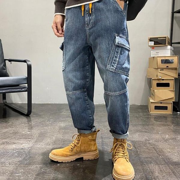 men's jeans men baggy mens denim hip hop loose pants rap for boy rapper, Blue
men's jeans men baggy mens denim hip hop loose pants rap for boy rapper, Blue