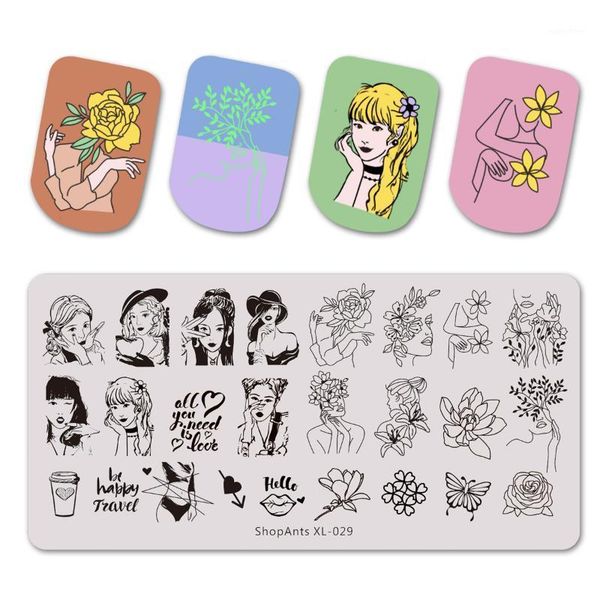 stainless steel stamping plates beautiful girl and flower women butterfly image stencil nail art stamp mold template1, White
stainless steel stamping plates beautiful girl and flower women butterfly image stencil nail art stamp mold template1, White