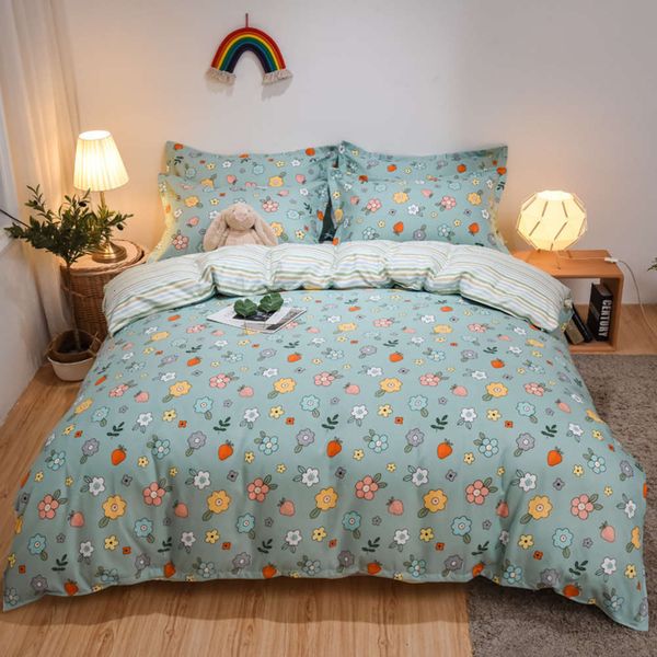 spring and summer thickened all cotton matte 4-piece set student dormitory 3-piece bedding
spring and summer thickened all cotton matte 4-piece set student dormitory 3-piece bedding