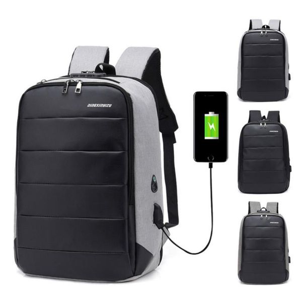 backpack anti-theft password lock usb charging bag multi-function business computer large capacity student
backpack anti-theft password lock usb charging bag multi-function business computer large capacity student