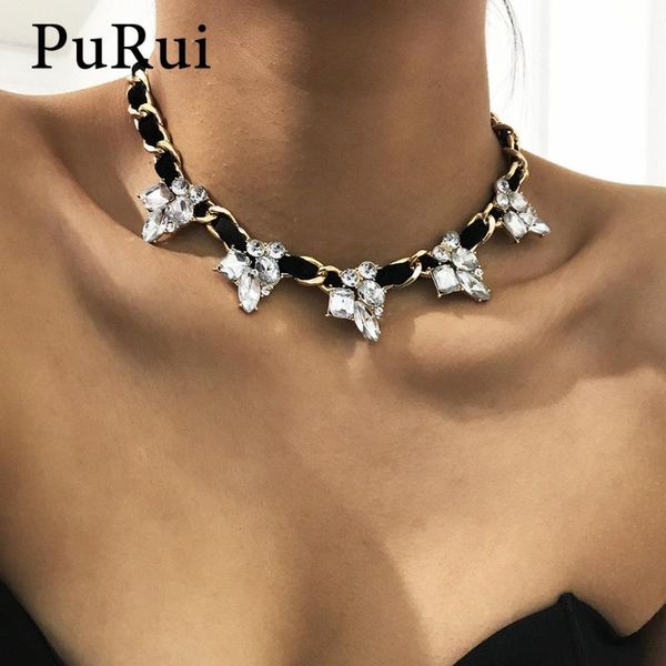 pendant necklaces punk luxury shiny rhinestone necklace vintage pu leather curb cuban choker collar for women jewelry gift, Silver
pendant necklaces punk luxury shiny rhinestone necklace vintage pu leather curb cuban choker collar for women jewelry gift, Silver