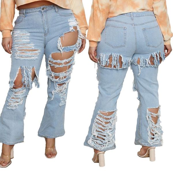 women's jeans autumn flared pants fashion wild tassels ripped elastic slim ladies denim fall female, Blue
women's jeans autumn flared pants fashion wild tassels ripped elastic slim ladies denim fall female, Blue