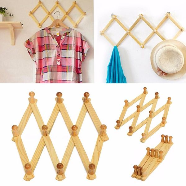 hangers & racks 10 hook wooden expanding clothes hanger portable coat rack closet wall expandable hooks towel shelf space saving
hangers & racks 10 hook wooden expanding clothes hanger portable coat rack closet wall expandable hooks towel shelf space saving