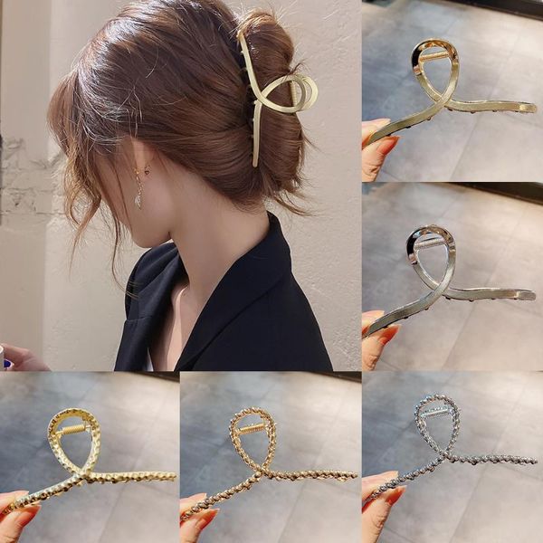hair accessories oversize women girls geometric claw clamps metal crab cross clip solid color hairpins
hair accessories oversize women girls geometric claw clamps metal crab cross clip solid color hairpins
