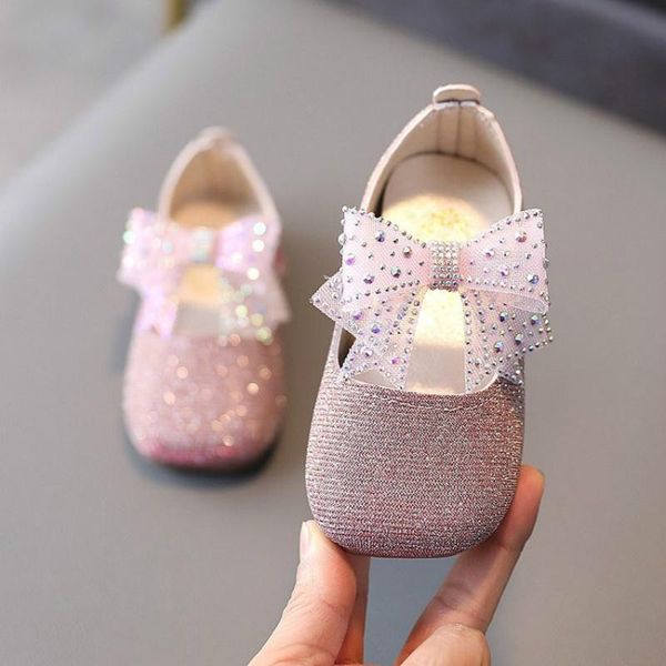 flat shoes children girls leather spring / autumn bow fashion baby princess non-slip soft sole casual sneakers, Black;grey 
flat shoes children girls leather spring / autumn bow fashion baby princess non-slip soft sole casual sneakers, Black;grey