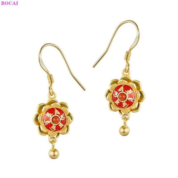 dangle & chandelier bocai s925 sterling silver earrings for women enamel thai eight petal lotus six character mantra pure argentum ear drop
dangle & chandelier bocai s925 sterling silver earrings for women enamel thai eight petal lotus six character mantra pure argentum ear drop