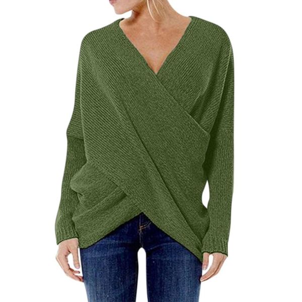women's sweaters women autumn knitted sweater vintage cross criss pullovers casual v neck loose solid irregular hem pull femme, White;black
women's sweaters women autumn knitted sweater vintage cross criss pullovers casual v neck loose solid irregular hem pull femme, White;black