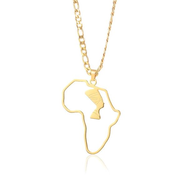 pendant necklaces detachable africa map outline necklace nigerian jewelry stainless steel gold color egyptian pharaoh, Silver
pendant necklaces detachable africa map outline necklace nigerian jewelry stainless steel gold color egyptian pharaoh, Silver