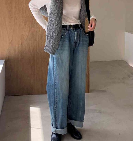 jeans high waist straight wide leg loose solid color korean style vintage casual baggy mom jeans streetwear denim trousers 2rgp 8usw, Blue
jeans high waist straight wide leg loose solid color korean style vintage casual baggy mom jeans streetwear denim trousers 2rgp 8usw, Blue