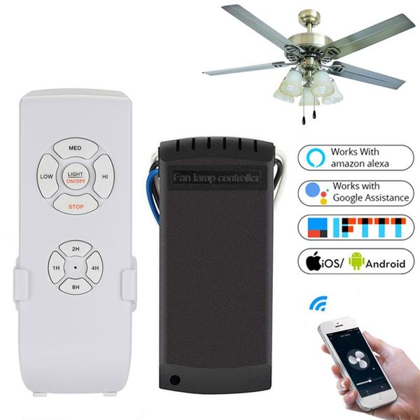 smart home control qiachip ac 110v 220v wifi ceiling fan app remote timer and speed light work with amazon alexa google
smart home control qiachip ac 110v 220v wifi ceiling fan app remote timer and speed light work with amazon alexa google