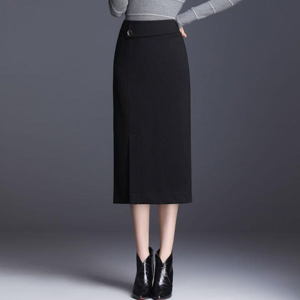skirts 2021 women autumn winter vintage woolen faldas lady plaid high waist a-line split skirt female casual loose oversize g226, Black
skirts 2021 women autumn winter vintage woolen faldas lady plaid high waist a-line split skirt female casual loose oversize g226, Black