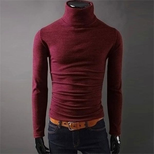 autumn mens sweaters casual fashion male turtleneck man's black solid knitwear slim fit brand clothing sweater 210918, White;black
autumn mens sweaters casual fashion male turtleneck man's black solid knitwear slim fit brand clothing sweater 210918, White;black
