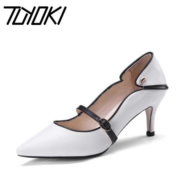 dress shoes tuyoki size 32-43 women elegant genuine leather high heels pointed toe pumps summer party dating woman, Black
dress shoes tuyoki size 32-43 women elegant genuine leather high heels pointed toe pumps summer party dating woman, Black
